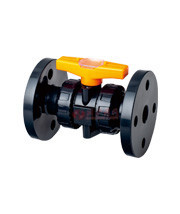 手動法蘭塑料球閥