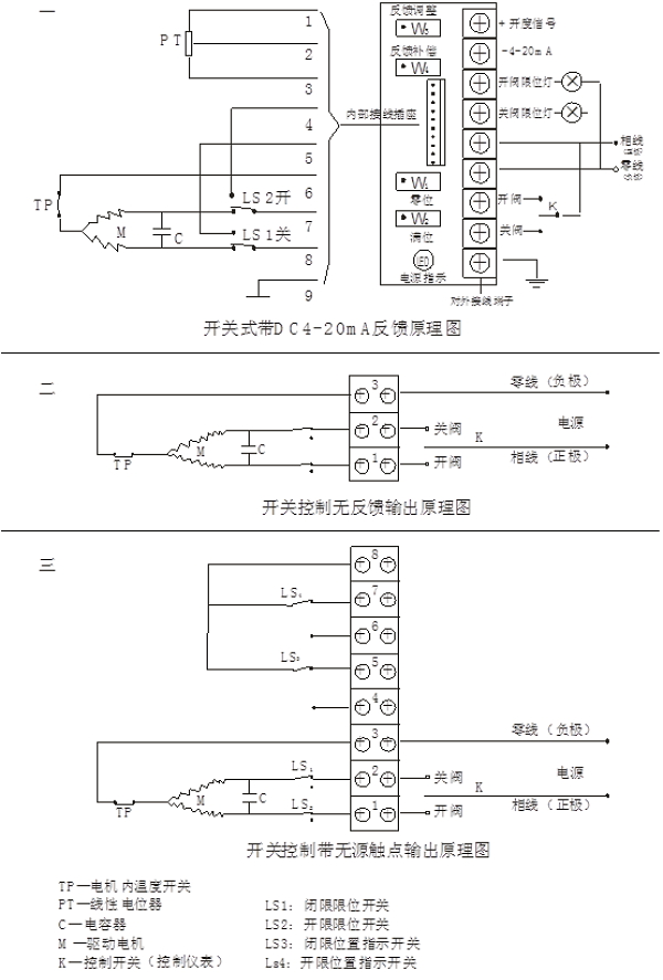 341電動執(zhí)行器接線圖
