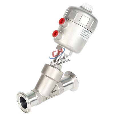 P2氣動(dòng)快裝角座閥圖片