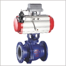 氣動(dòng)襯氟調(diào)節(jié)球閥