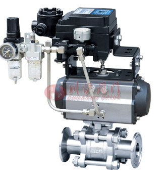 氣動(dòng)卡箍球閥