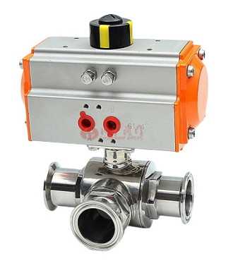 衛(wèi)生級氣動(dòng)三通球閥