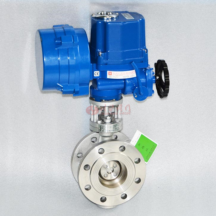 防爆型電動蝶閥實物圖