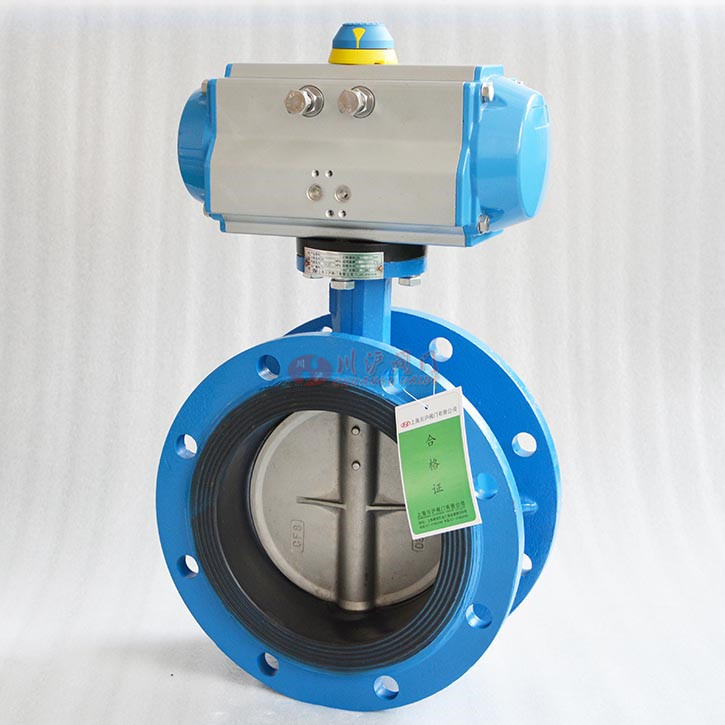 氣動軟密封蝶閥實(shí)物圖